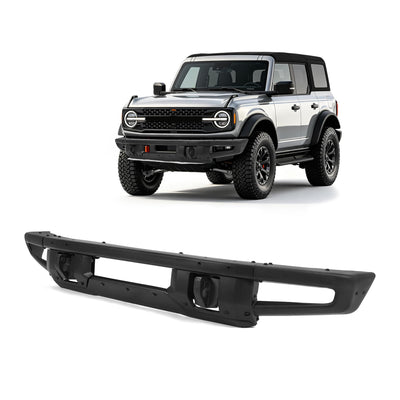 Bronco Steel Front Bumper with Sensor Holes