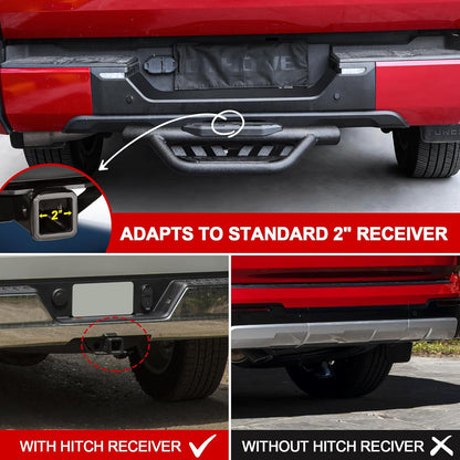 Double Layer 2" Hitch Step - Dual-Stage Anti-Slip, Universal Fit for Trucks/SUVs