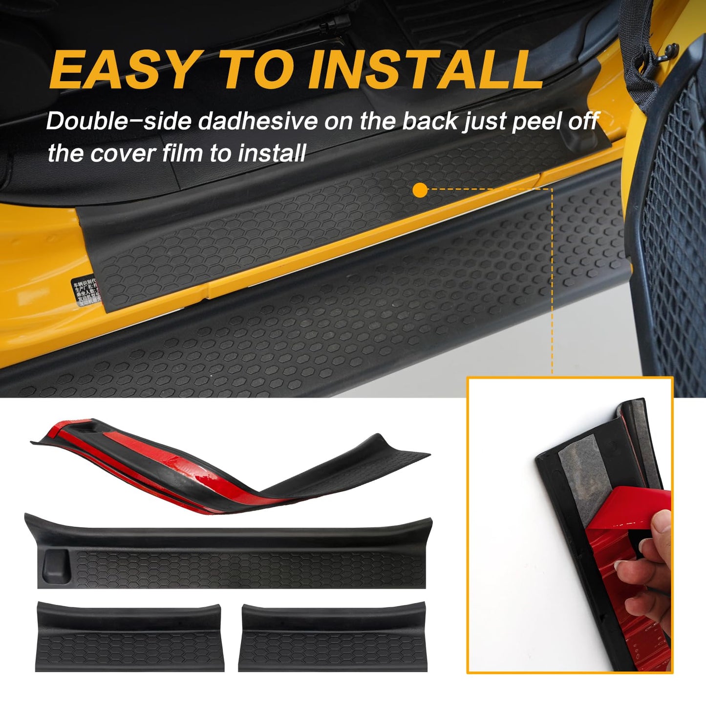 Jeep Wrangler JL/Gladiator JT Door Sill Guards Kit