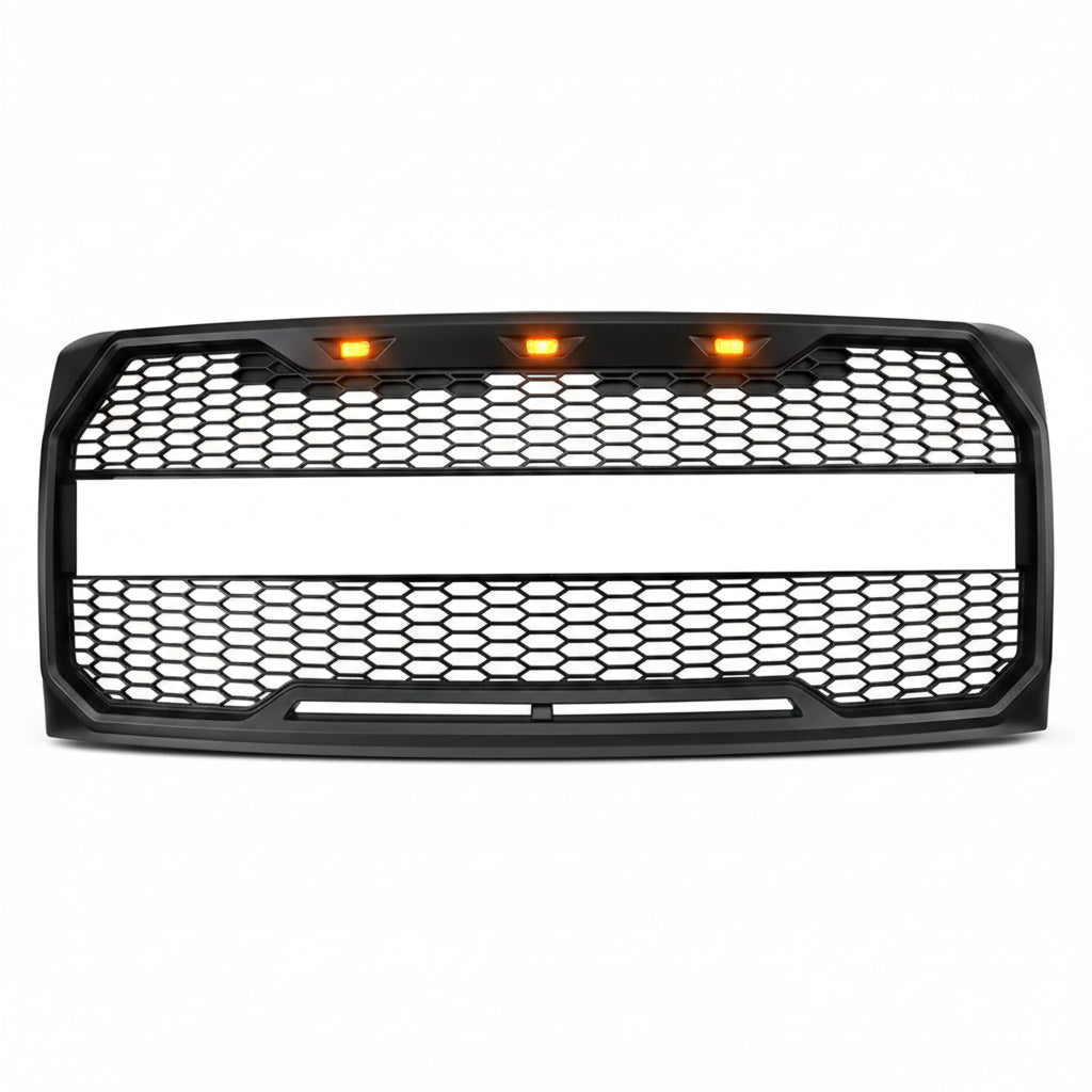 F-150 LED Front Bumper Grille with Amber Lights