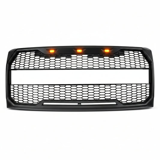F-150 LED Front Bumper Grille with Amber Lights