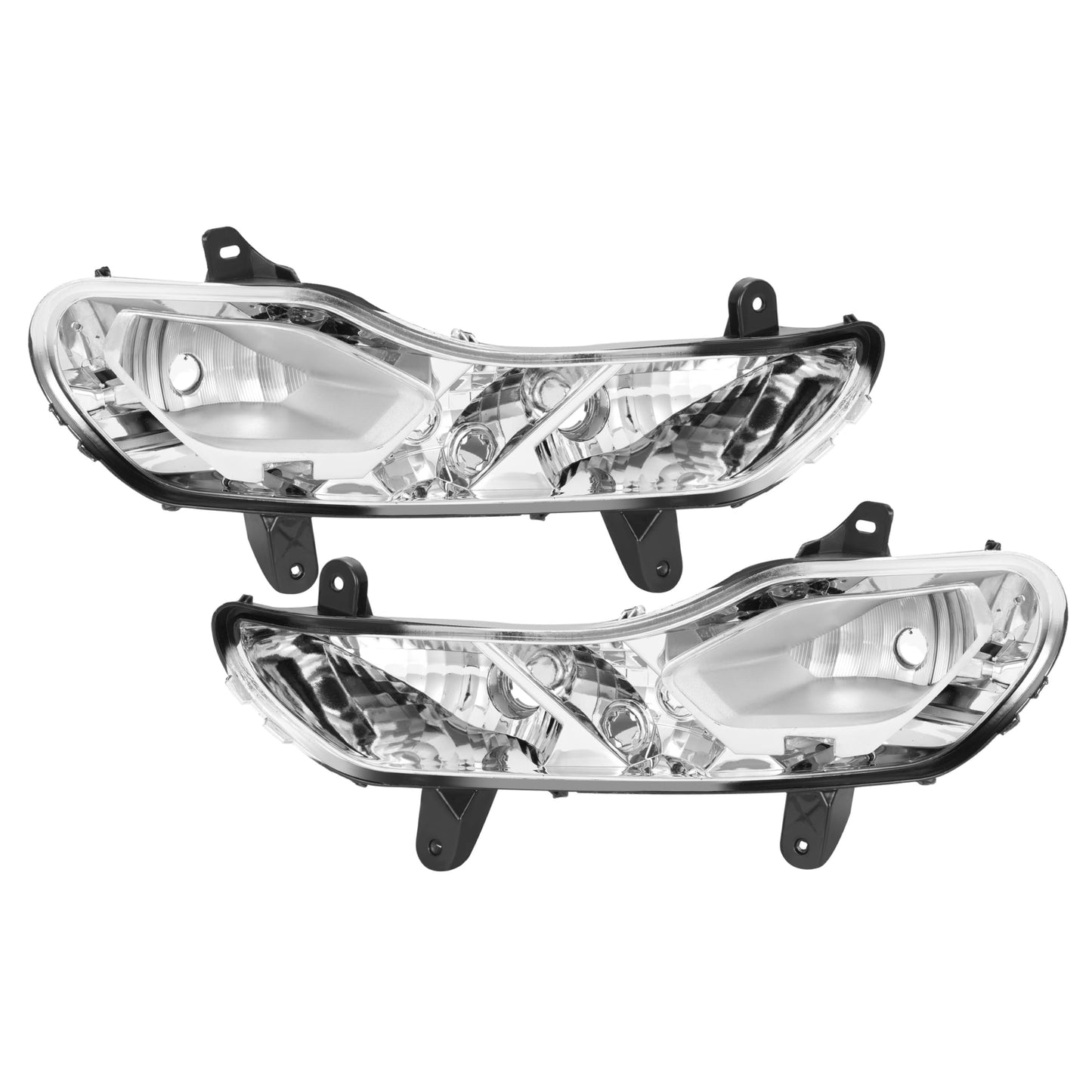Clear Lens Front Bumper Fog Lamps for 2013-2016 Ford Escape Kuga