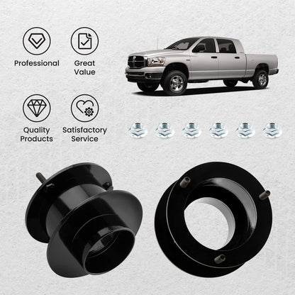 3.5" Front Leveling Kit for 1994-2013 Dodge Ram 1500/2500/3500 4WD - Coil Spacers