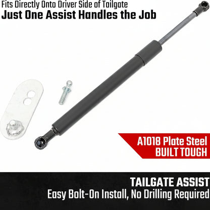 Tailgate Assist for 2019-2026 Ram 1500 2WD/4WD (Driver-Side) - Slow-Release Damper