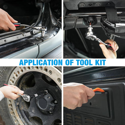 Hardtop & Door Removal Tool Kit for Jeep Wrangler & Gladiator - Multi-Purpose Torx Set