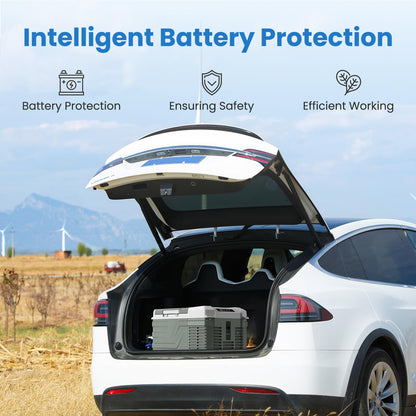 Portable Car Refrigerator, 10 Quart Freezer for Truck RV Camping