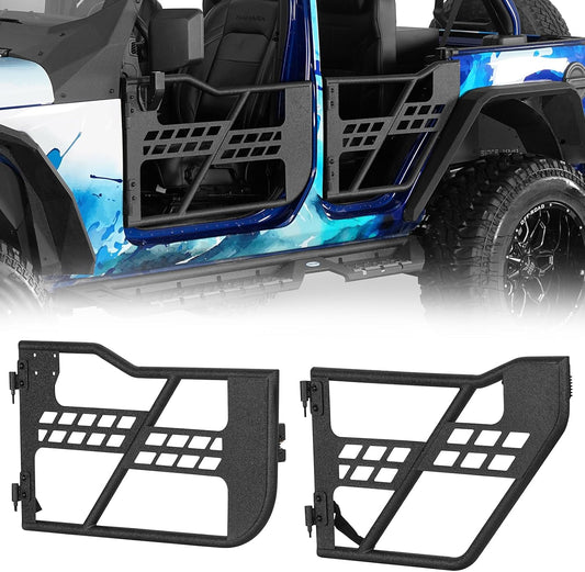 Tubular Half Doors (4-PCS) for 2018-2025 Jeep Wrangler JL & 2020-2025 Gladiator JT - Excludes 2026+ Models