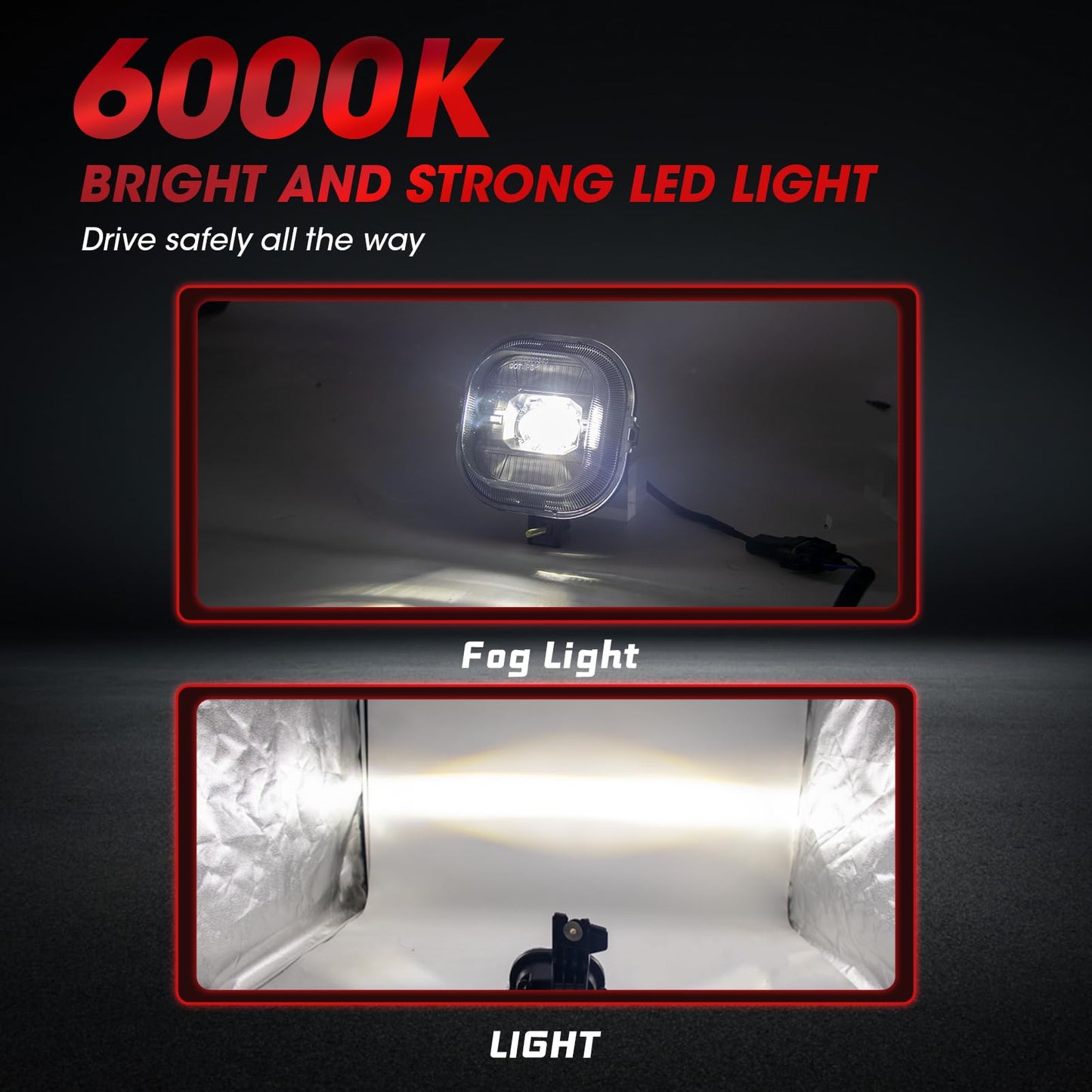 Ford F-Series LED Fog Lights Replacement Pair