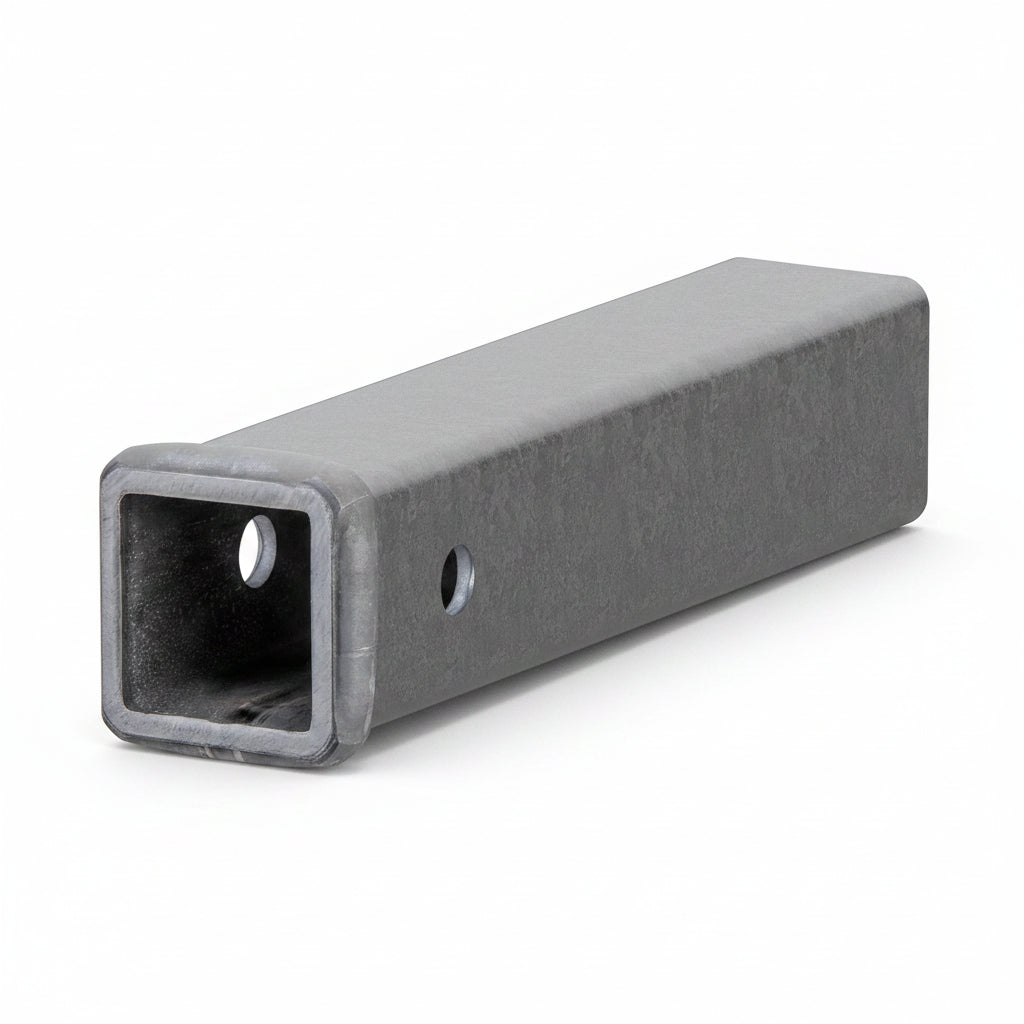 2"x2" 12" Receiver Tube - Raw Finish