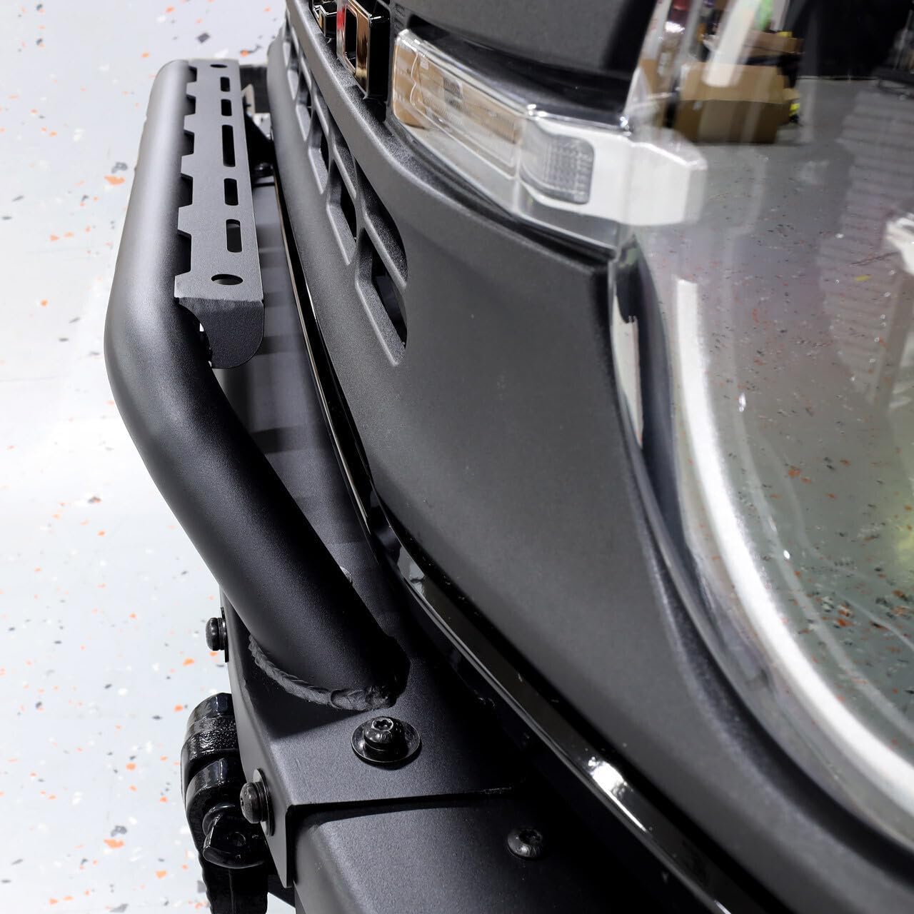 IAG I-Line F3004 Mini Bull Bar w/LED Light Mount for Ford Bronco 2021+ w/Modular Bumper 2/4 Door (Not Sport or Raptor)