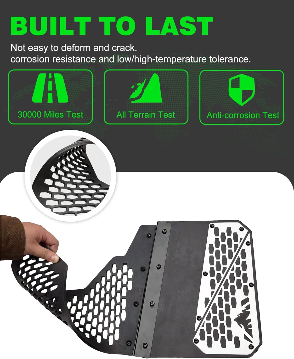 2X Truck Mud Flaps Fit for Ford F150 F250 F350 F450 Splash Guards Off-Road Style