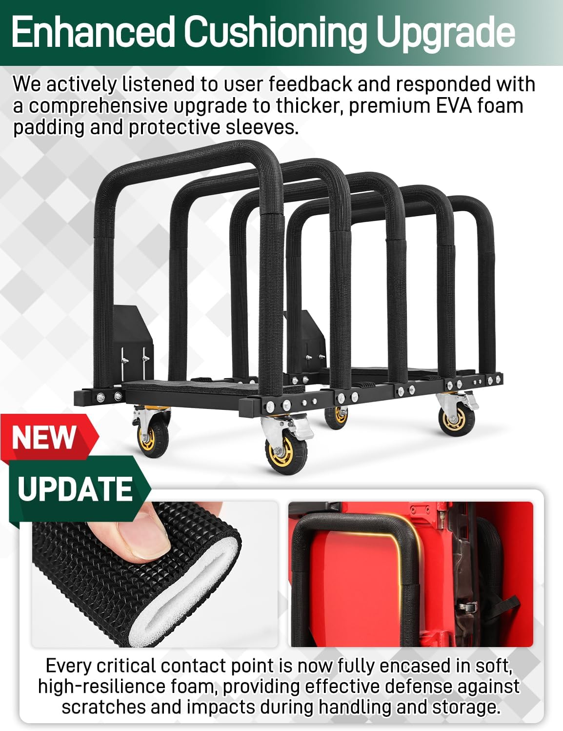 Heavy-Duty Door Hanger Storage Rack for Jeep Wrangler, Gladiator & Ford Bronco 4-Door