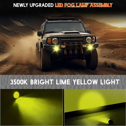3.5 Inch Yellow Fog Lights for Ford Explorer 2011-2015