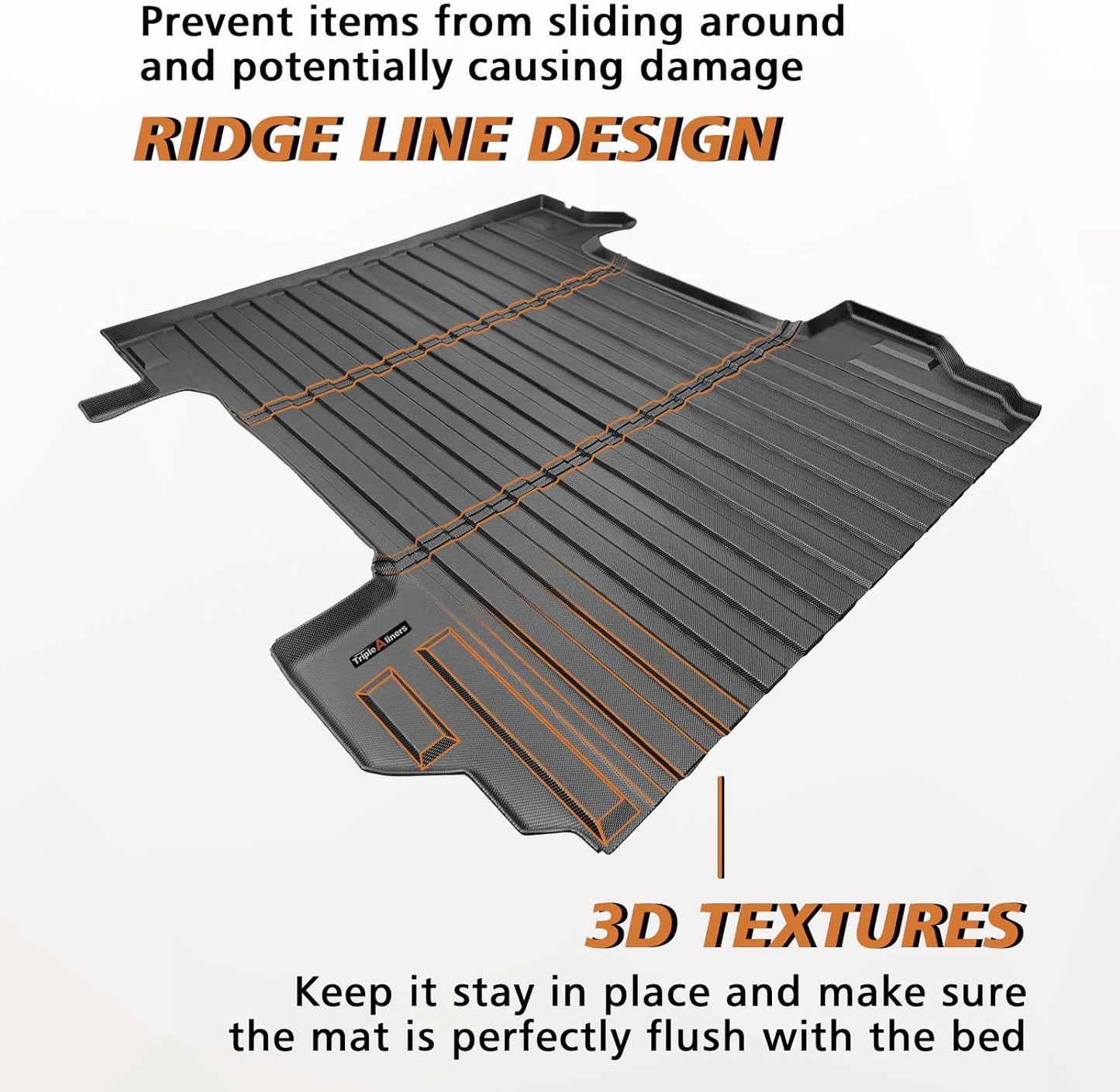 Truck Bed Mat Compatible with 2019-2024 Chevy Silverado/GMC Sierra 1500 - OHMU