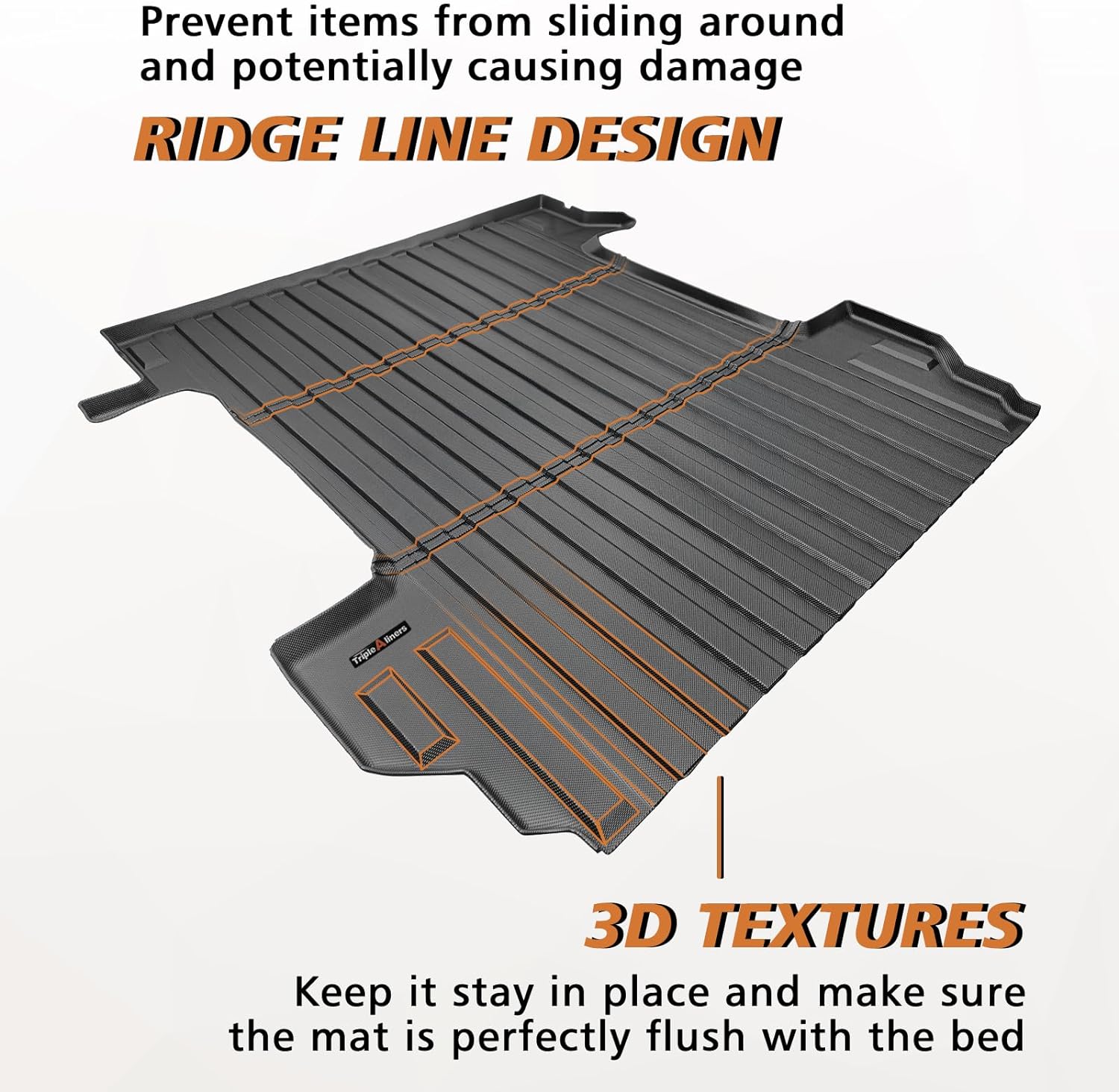 Truck Bed Mat Compatible with 2019-2024 Chevy Silverado/GMC Sierra 1500 - OHMU