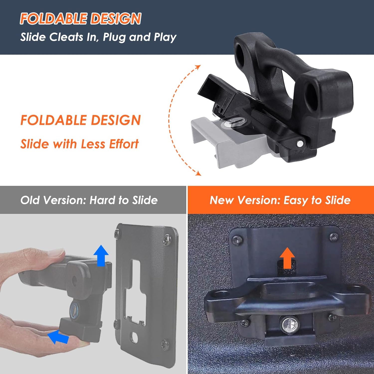 4Pcs Truck Bed Tie Down Anchors Boxlink Cleats & Plates Compatible with Ford F150 F250 F350 & Raptor 2015-2024 2025