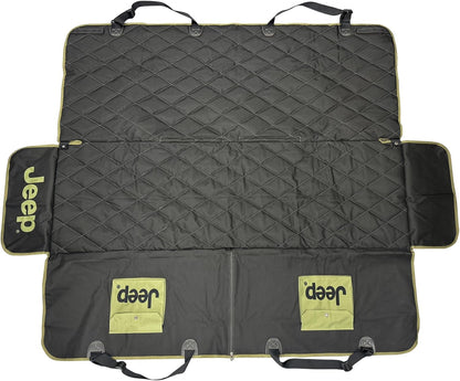 Adjustable Vehicle Seat Protector - 58"x23"x18.5", Waterproof Charcoal Black for Dogs/Pets