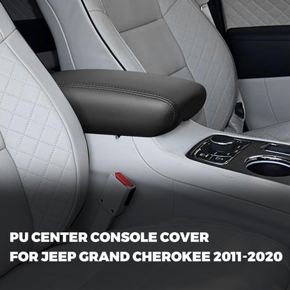 Microfiber Leather Center Console Cover for 2021-2025 Ford Bronco 2/4-Door (Excludes Sport)