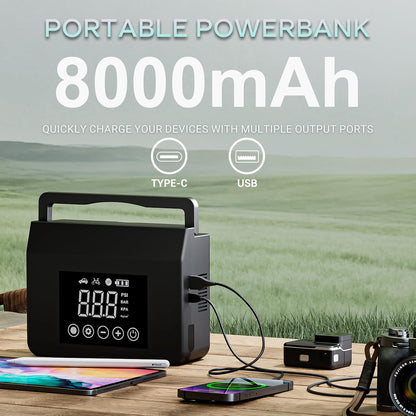 4000A Jump Starter with 150PSI Air Compressor - Fast Charge Power Bank for Cars/Trucks/SUVs