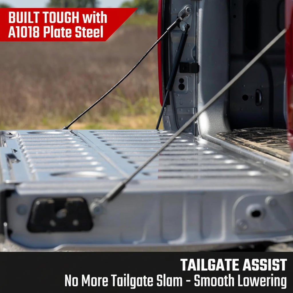 Tailgate Assist for 2019-2026 Ram 1500 2WD/4WD (Driver-Side) - Slow-Release Damper