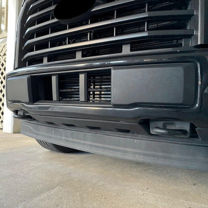 KUAFU Front Bumper Valance Compatible with 2015 2016 2017 Ford F150 F-150 Replacement for FO1095267C, FO1095267, FL3Z17626AA Air Dam Deflector Lower Valance Black