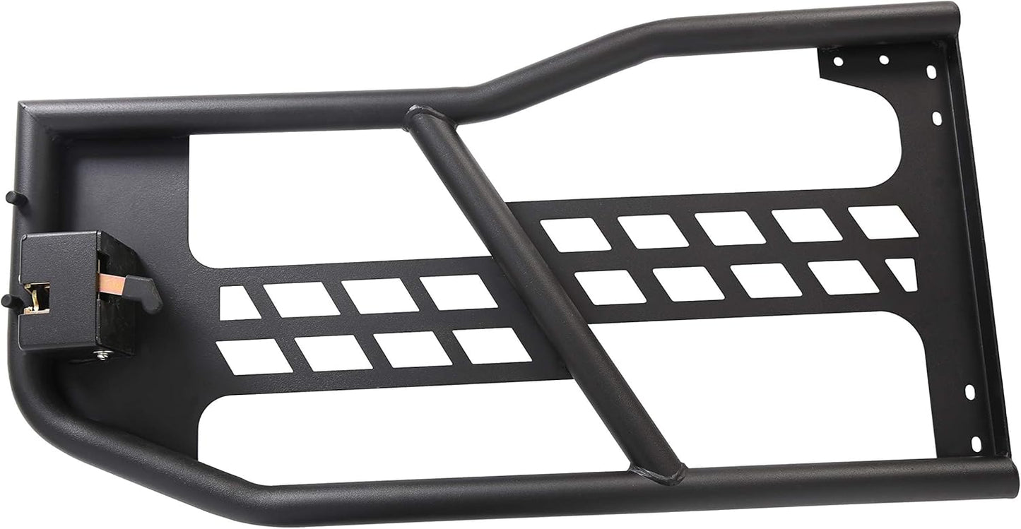 Front & Rear Tubular Half Doors for 2007-2018 Jeep Wrangler JK 4-Door