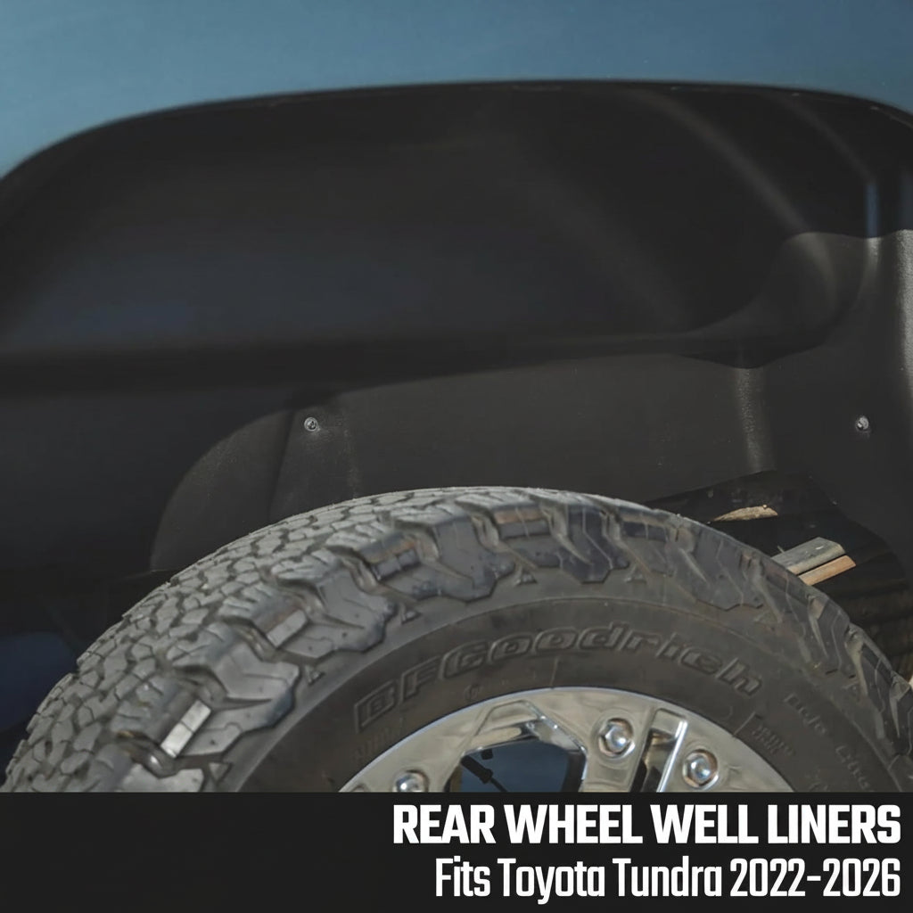 Bolt-On Rear Wheel Well Liners for 2007-2013 Silverado 1500 & 2007-2010 Silverado HD - USA-Made