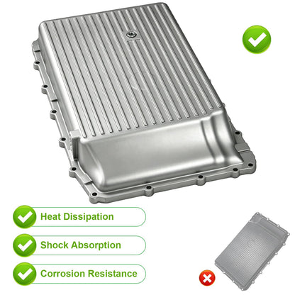 Aluminum Transmission Oil Pan with Magnetic Plug for F150 Expedition Ranger