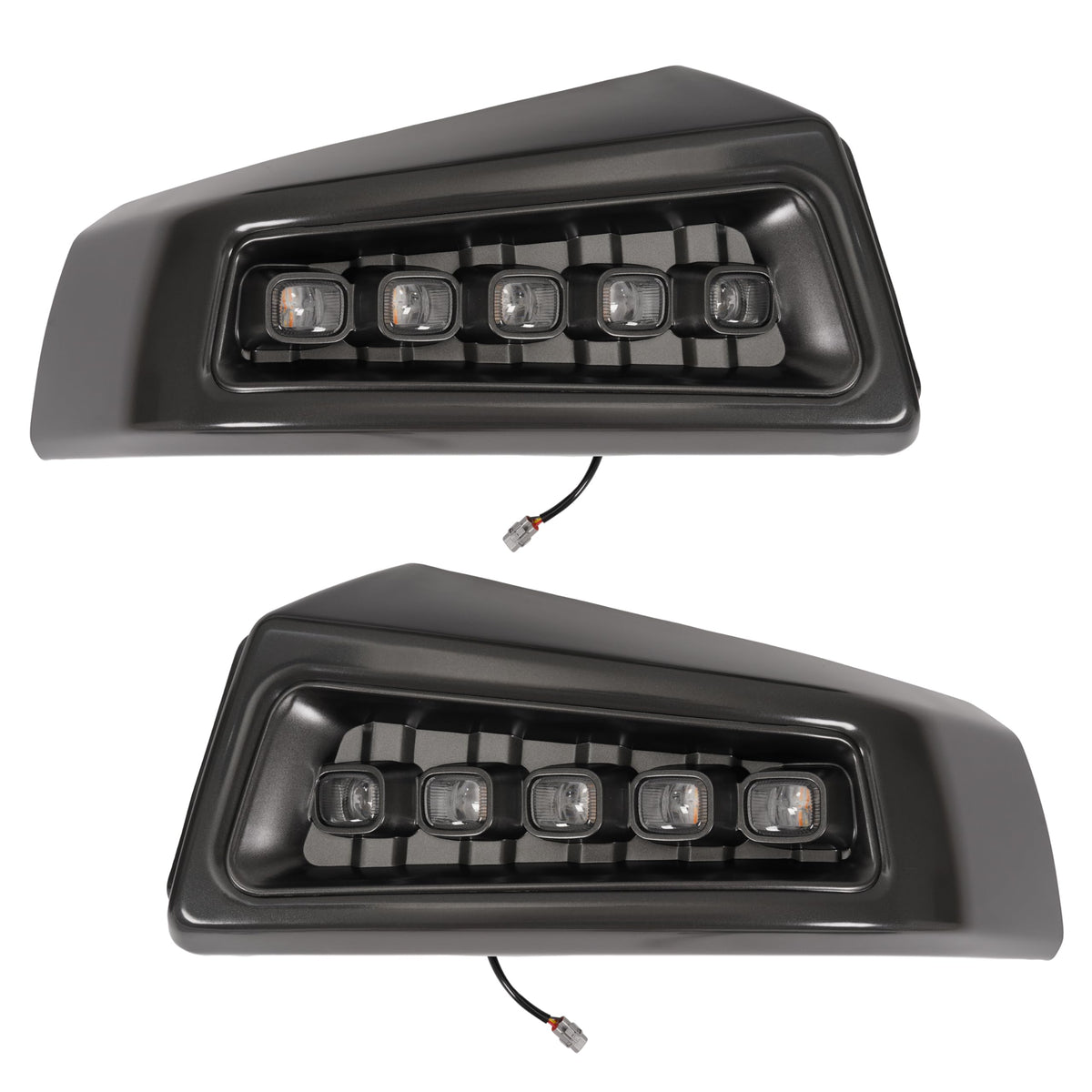 F150 Front Bumper with LED Fog Lights, Crew/Extended Cab