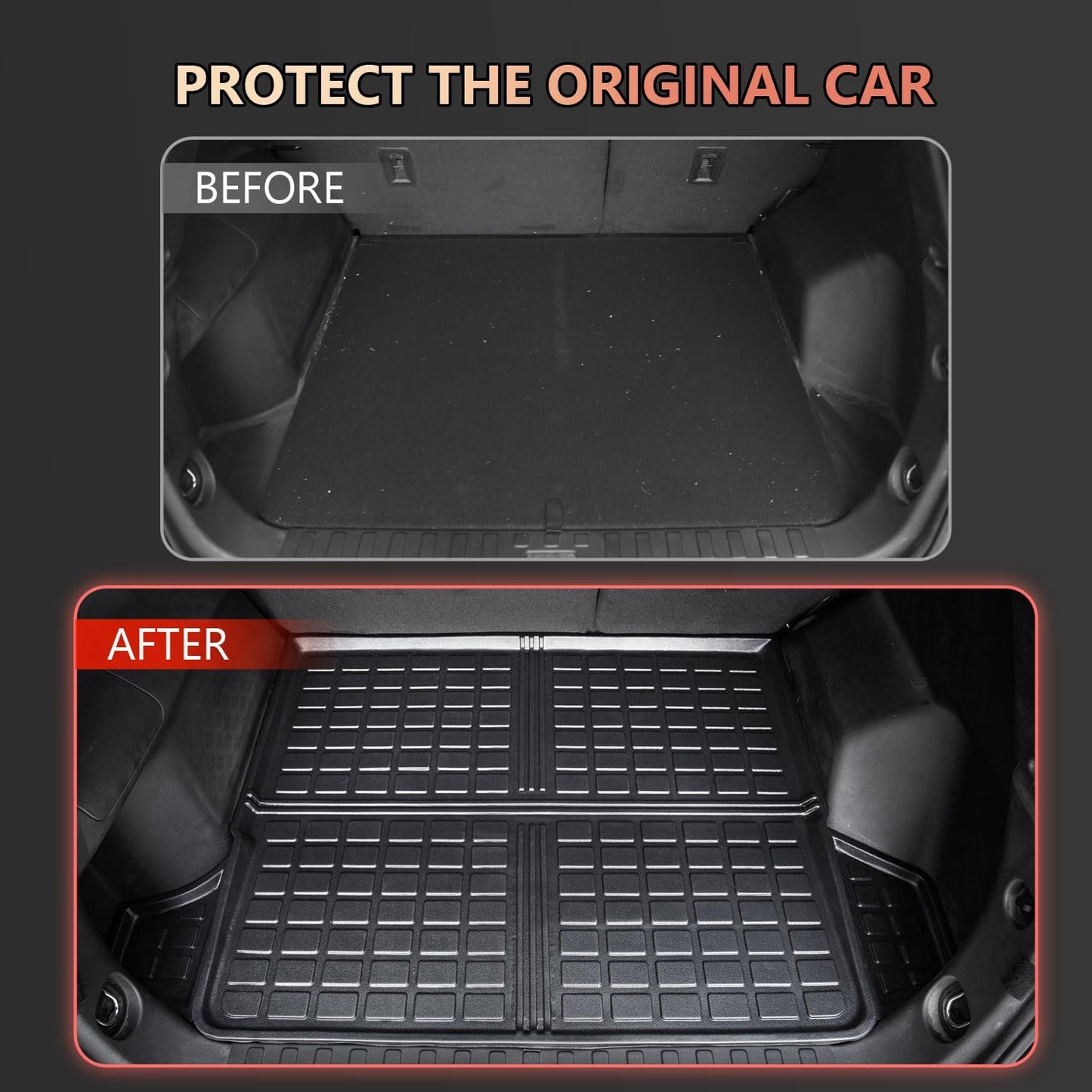 Trunk Mat Compatible with 2018-2024 Chevrolet Equinox/GMC Terrain - OHMU