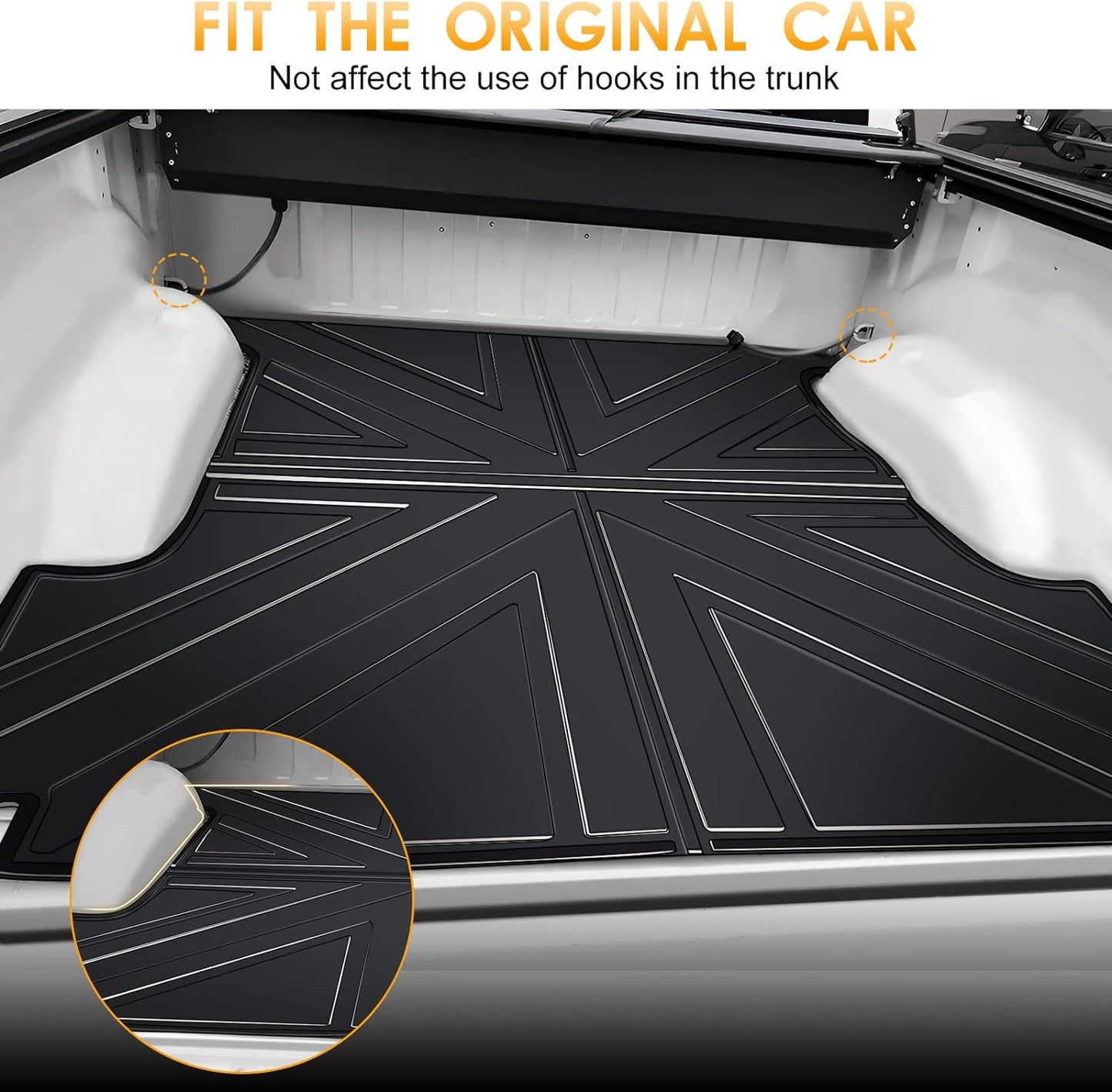 5.7ft/6.5ft Trunk Bed Mats for 2019-2023 Dodge Ram 1500