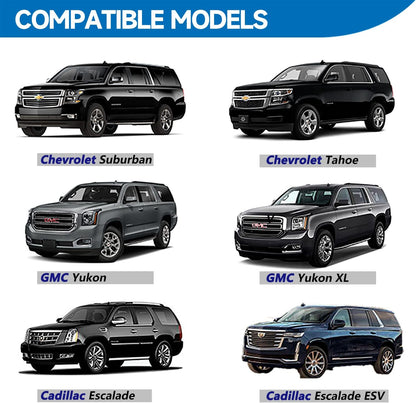 220lbs Roof Rack Cross Bars for 2015-2020 Chevrolet Suburban & Tahoe, GMC Yukon & Yukon XL, Cadillac Escalade & Escalade ESV