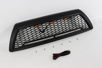 Black Front Grille Fits For Toyota 4 Runner Honeycomb Grill with Light 2006-2009