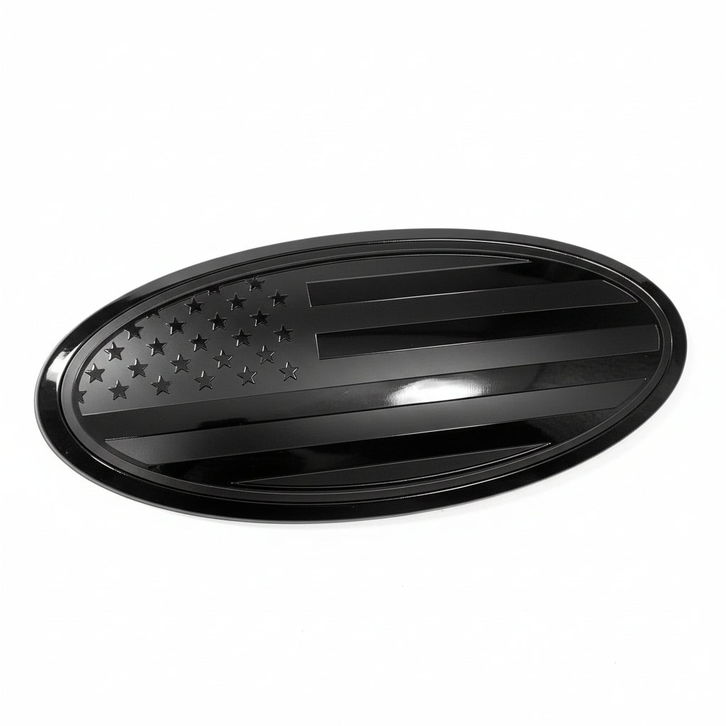 5" Black Tailgate Emblem for Ford Bronco Sport - Metal Overlay
