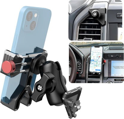 EASEORD Phone Mount Compatible with Ford F-150 2015-2020, Expedition 2018-2021, Super Duty 2017-2021, 360 Rotation Aluminum F150 Vent Cell Phone Holder for All Phone iPhone Android Smartphone