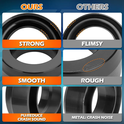 3" Front PU Leveling Spacers for 1994-2018 Ram 1500 2WD & 1994-2011 Ram 2500/3500 2WD (2-PCS)