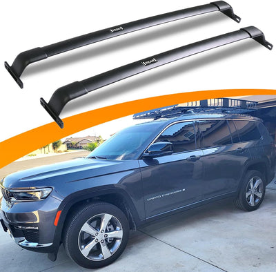 Roof Rack Cross Bars Fit for 2021-2025 Jeep Grand Cherokee L 3-Row and 2022 2023 2024 2025 Jeep Grand Cherokee 2-Row Accessories