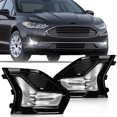 LED Fog Lights for Ford Fusion 2019-2020 with Bezel