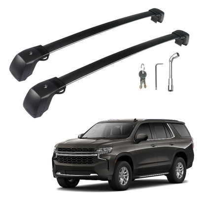 Anti-Theft 440LBS Roof Rack Cross Bars Compatible with 2021-2024 Chevrolet Tahoe, Chevy Suburban, GMC Yukon & Yukon XL, Cadillac Escalade ESV