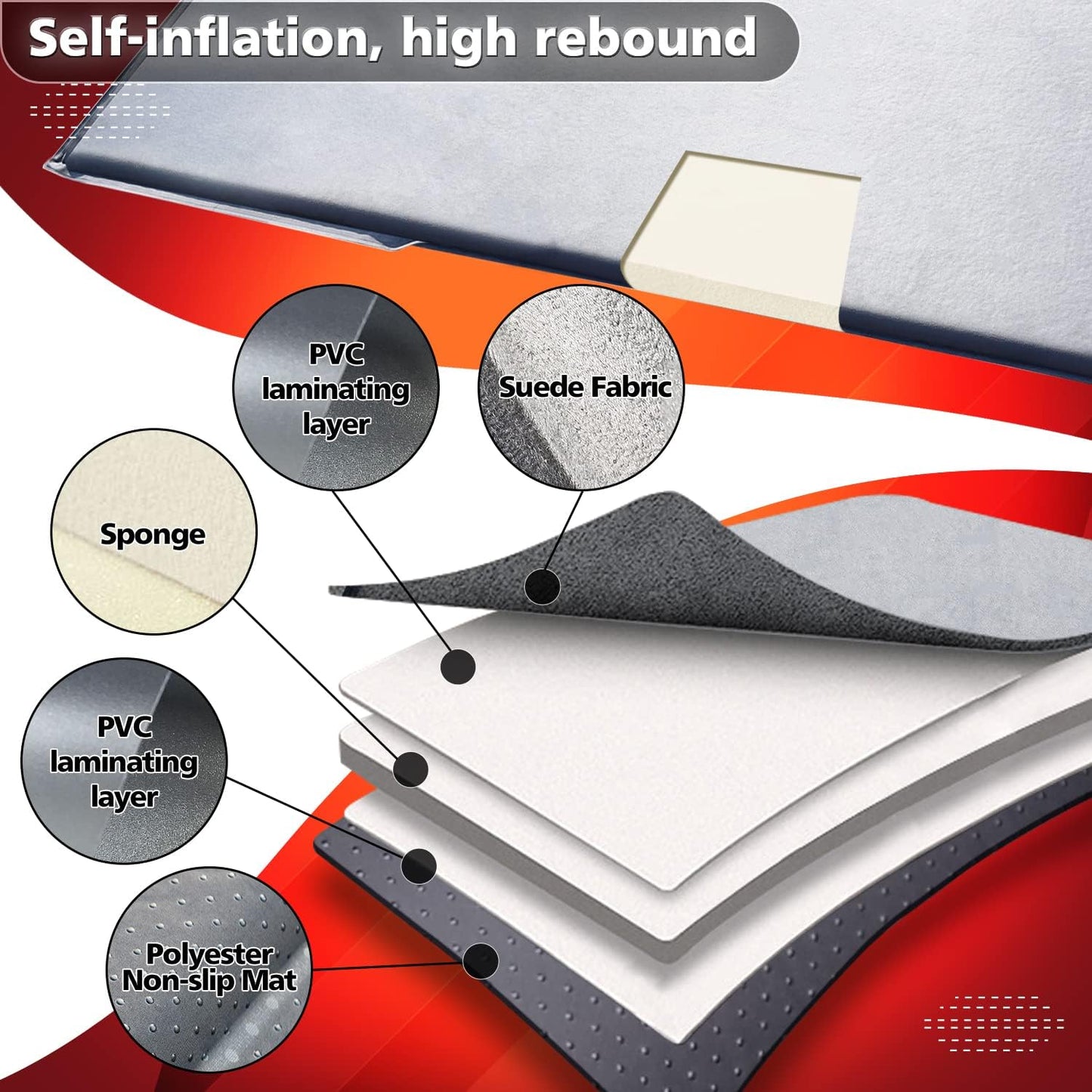 Portable Pickup Truck Car Foam Mat Camping Mattress - OHMU