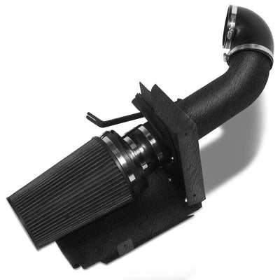 4" Black Cold Air Intake + Heat Shield for 1999-2006 Chevy/GMC V8 4.8L-6.0L Silverado 1500/2500/3500