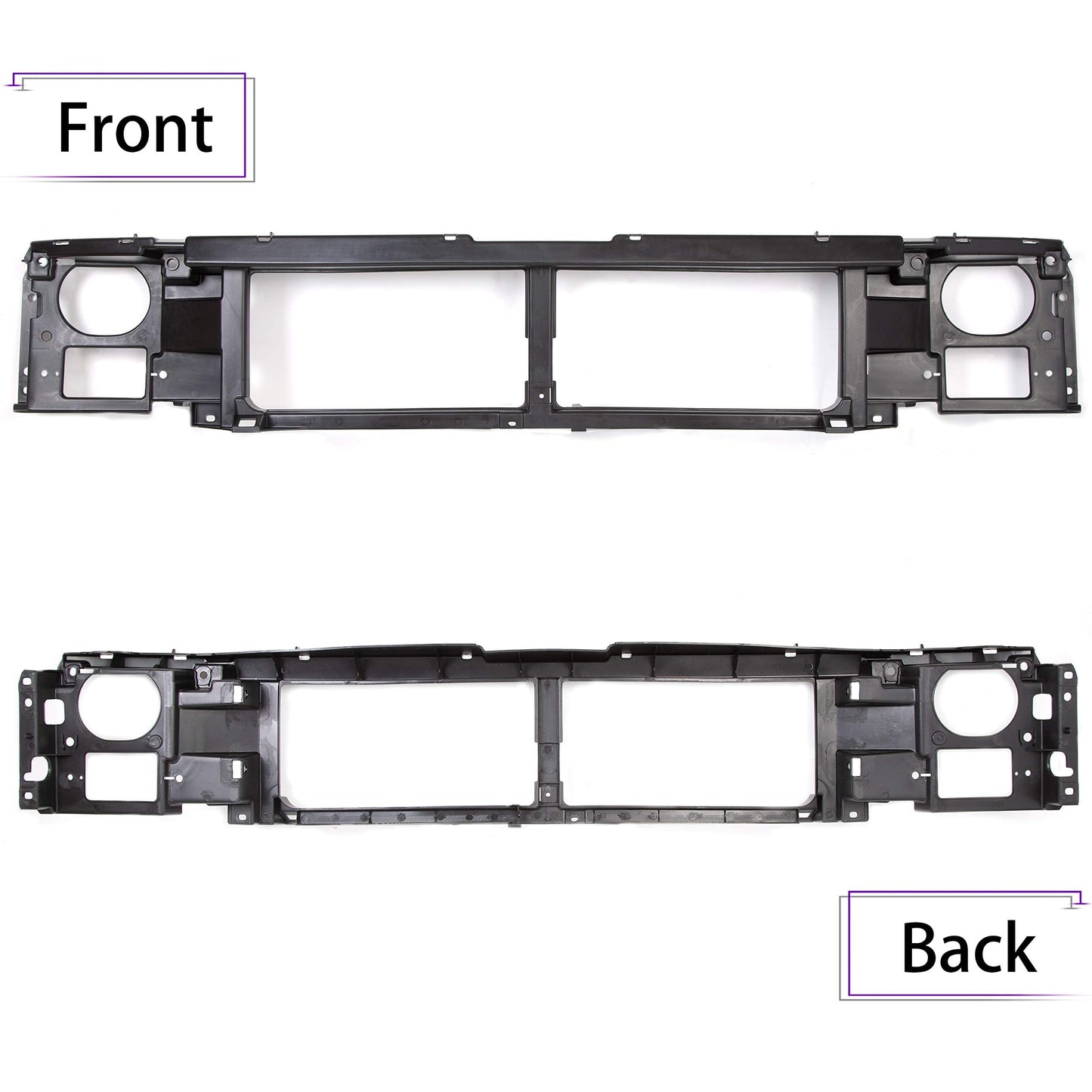 Grille Mount Header Panel for 92-97 Ford F-150 F-250 Bronco