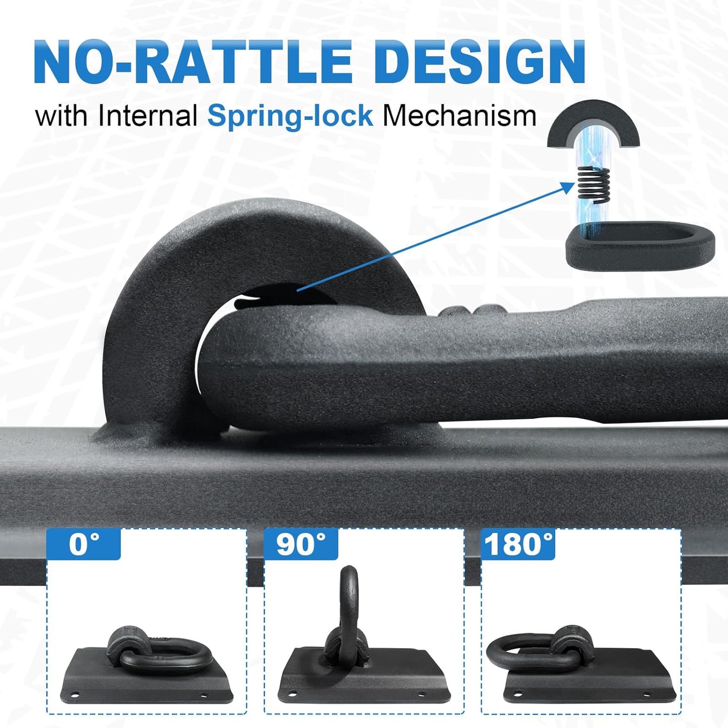 4-Pack Boxlink Tie Down Anchors for 2015-2025 Ford F-Series - Heavy Duty, Replaces FL3Z-99000A64-B & FL3Z-9928408-AB