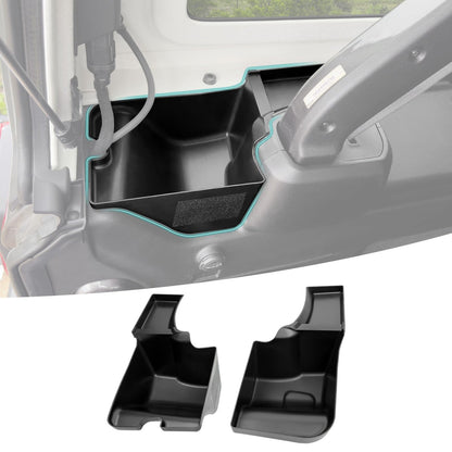 Rear Wheel Well Storage Boxes for 2024-2025 Jeep Wrangler JL 4-Door (Left + Right)