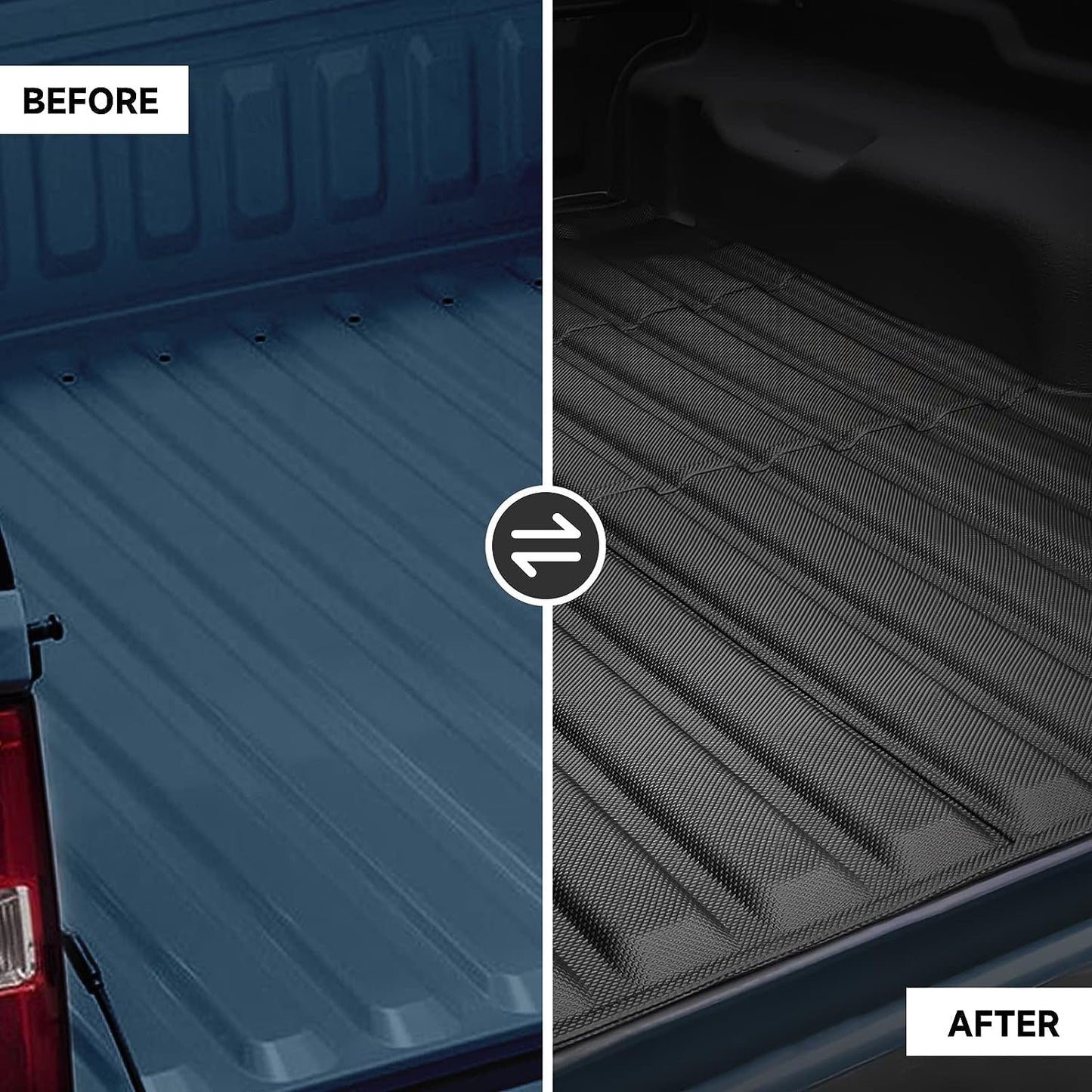 Truck Bed Mat Floor Mats and Door Sill Protectors for Ford Maverick 2022 2023 - OHMU