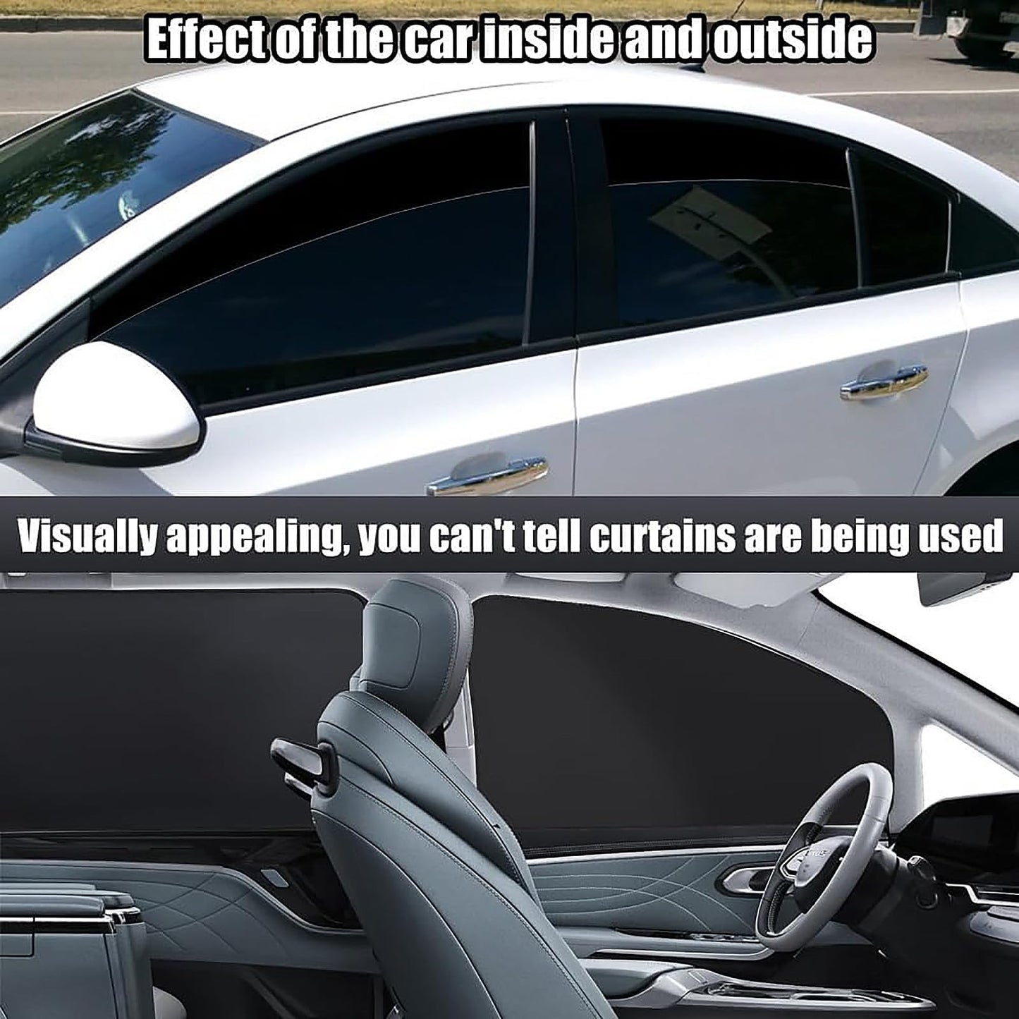 Magnetic Car Window Sunshades for Dodge Caravan UV Protection