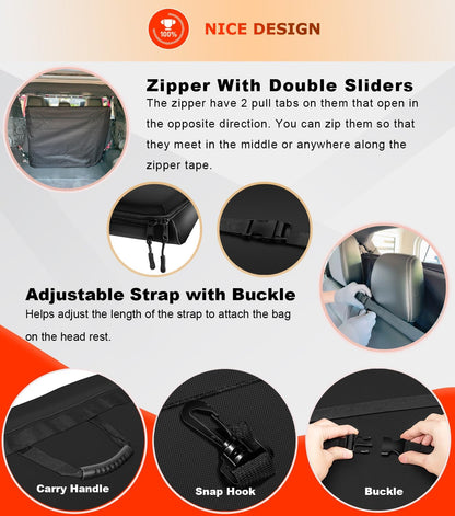 Freedom Panel Hard Top Storage Bag for 2007-2025 Jeep Wrangler & Gladiator (Black)