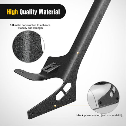 A-Pillar Mount for 52" Light Bar - Compatible with 2018-2022 Jeep JL & Gladiator JT (Black)