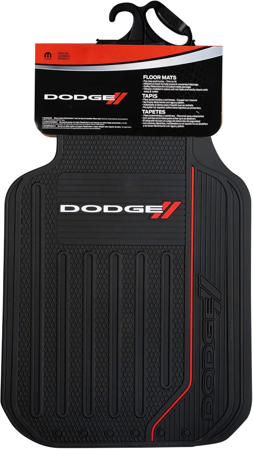 Elite 'Dodge' Floor Mat Set (4-PCS) - Black