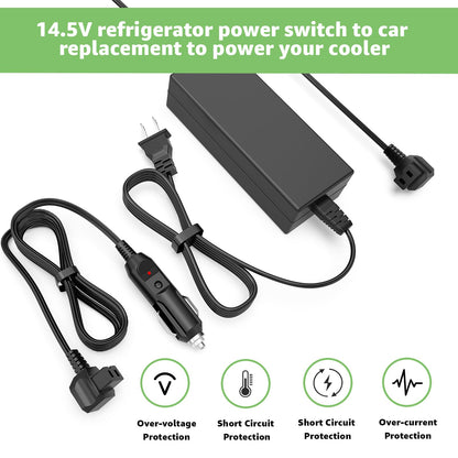 12V/24V Car Fridge Power Cord for Portable Refrigerators
